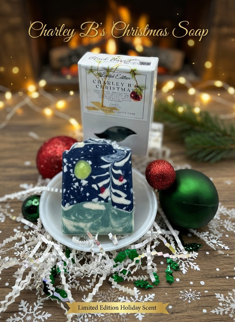 Handmade Winterberry Artisan Soap: Christmas Stocking Stuffer