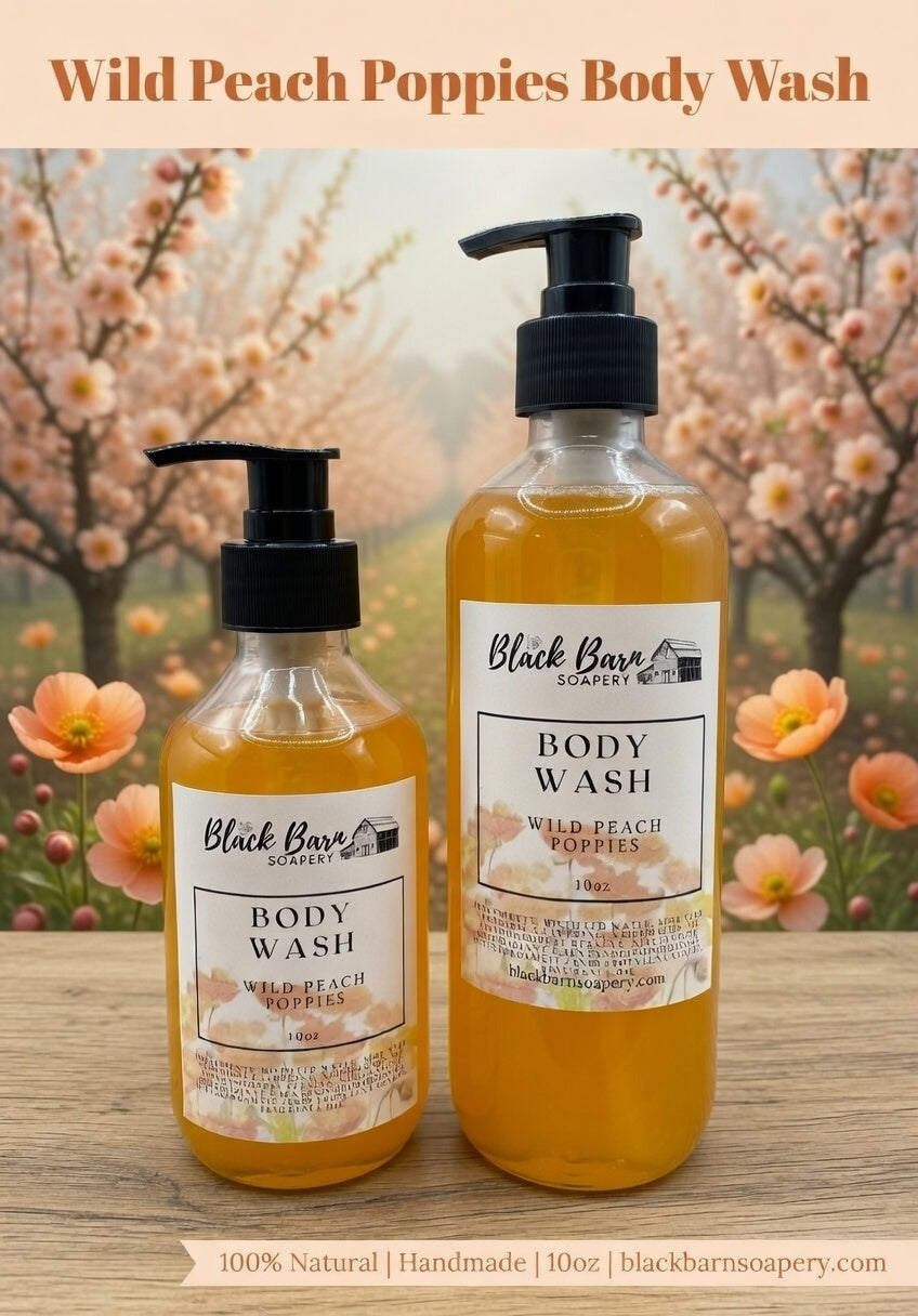Wild Peach Poppies Body Wash / Bubble Bath