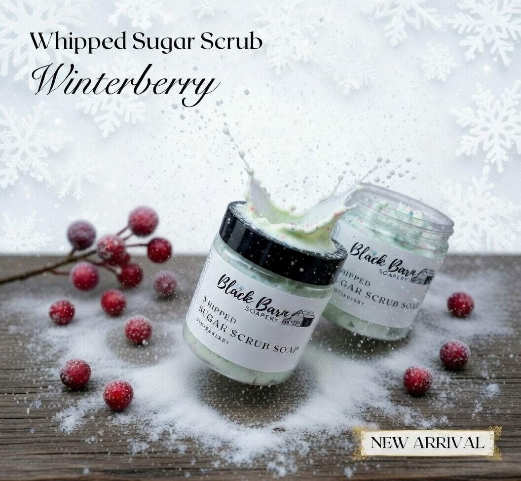 Winterberry - Whipped Sugar Scrub Soap