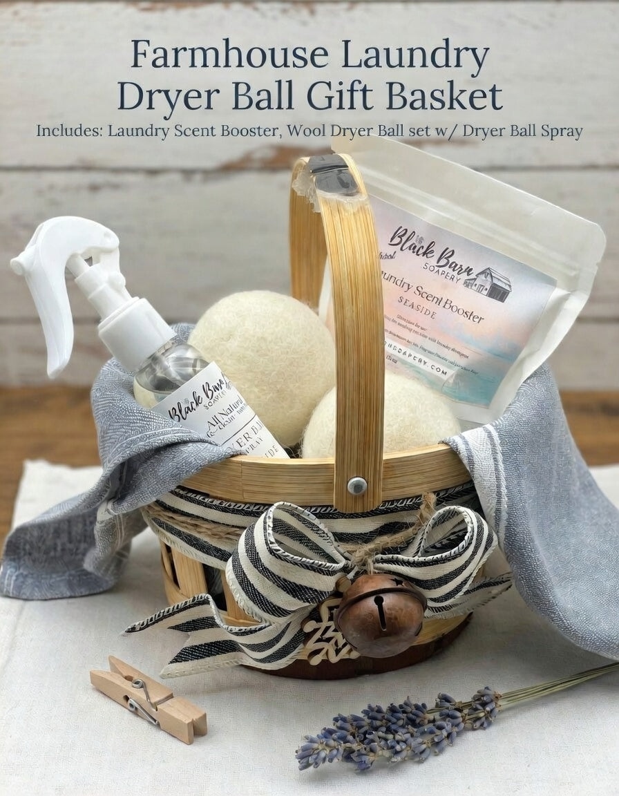 Black Barn Dryer Ball Gift Basket