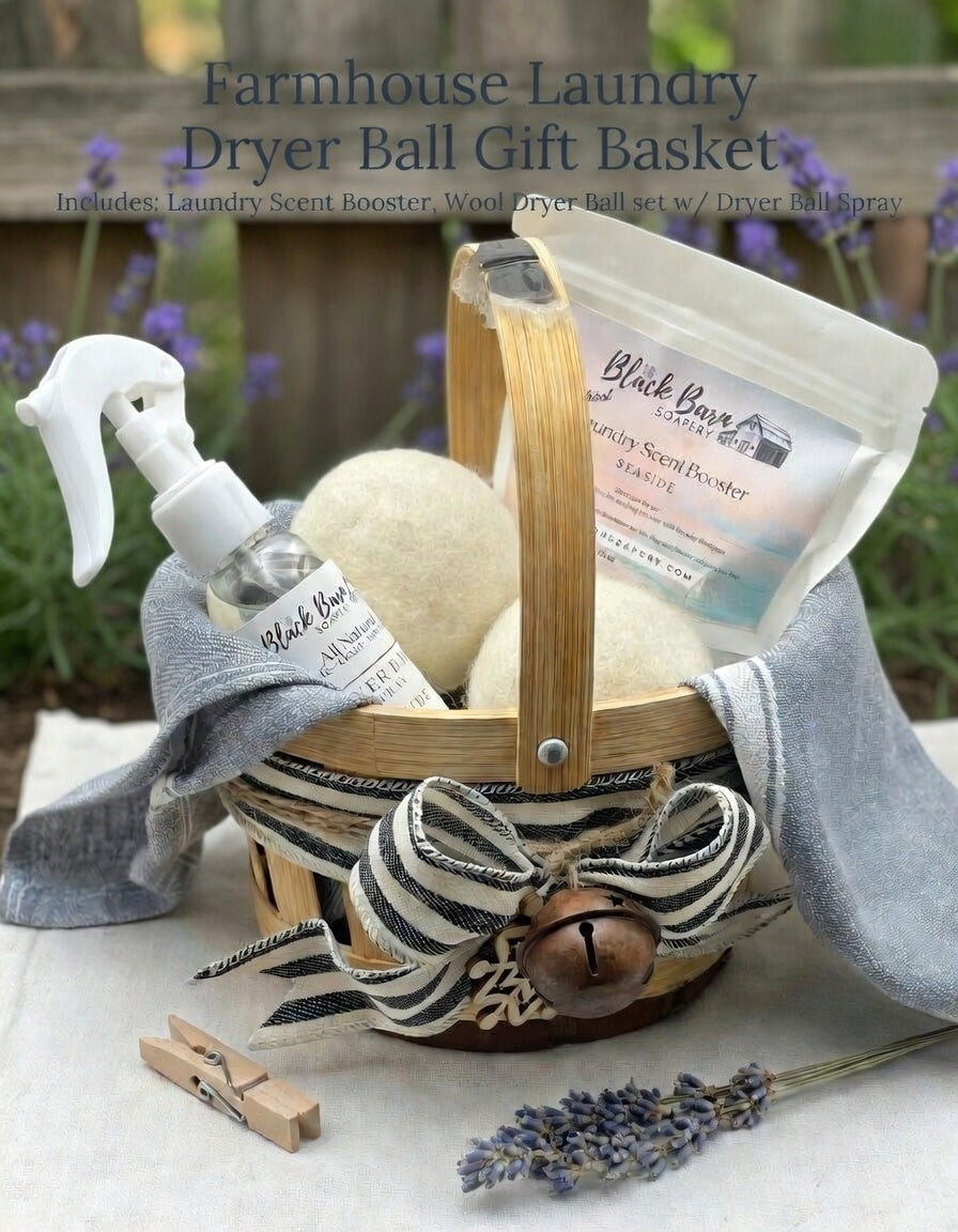 Black Barn Dryer Ball Gift Basket