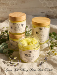 Lemon Poppy Seed- Sugar Scrub Hive & Honey Collection