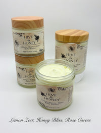 Lemon~Honey~Rose Body Butter  Hive & Honey Collection