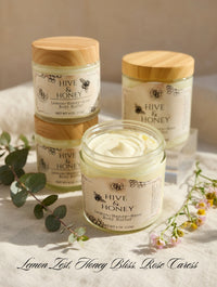 Lemon~Honey~Rose Body Butter  Hive & Honey Collection