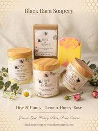 Lemon-Honey-Rose Soap - Hive & Honey Collection
