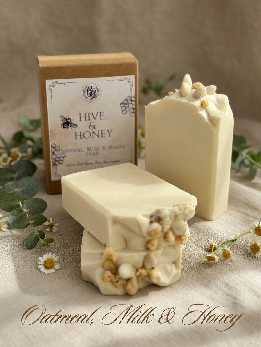 Oatmeal, Milk & Honey Soap - Hive & Honey Collection