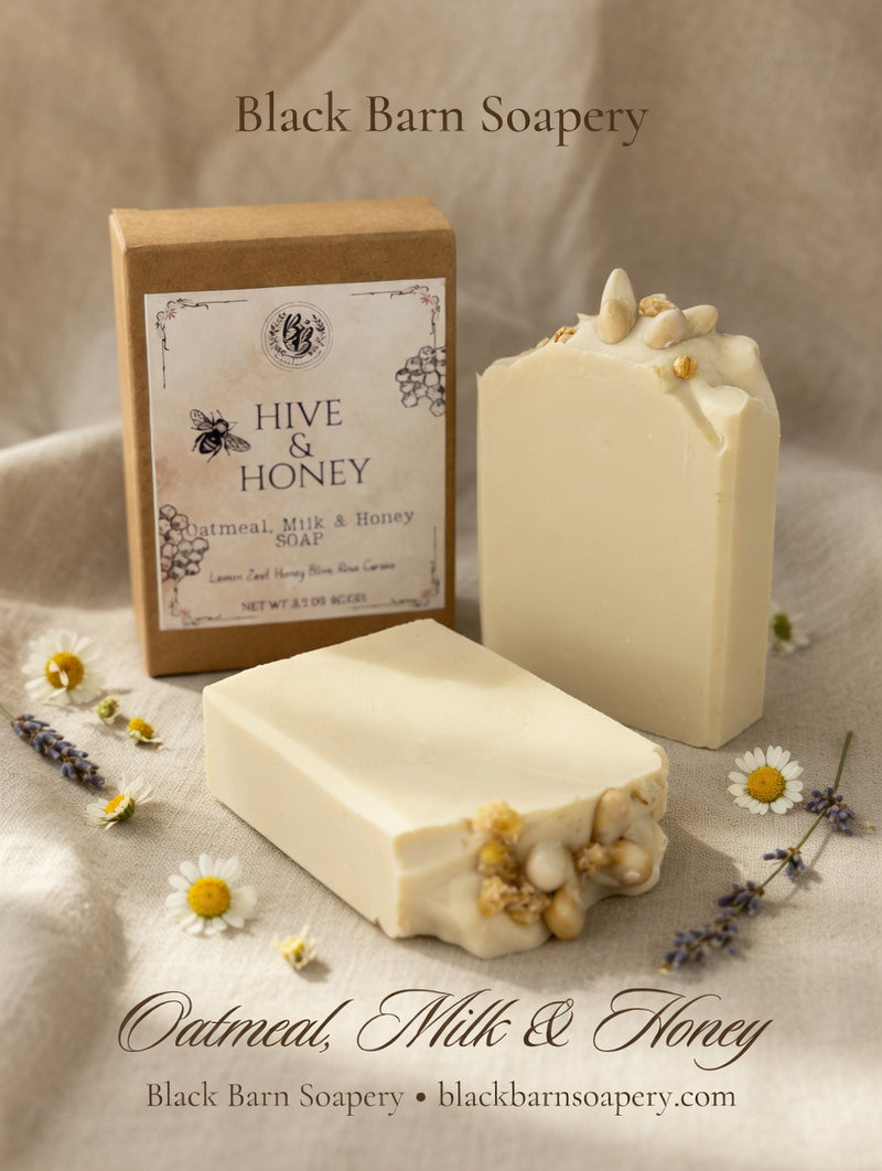 Oatmeal, Milk & Honey Soap - Hive & Honey Collection