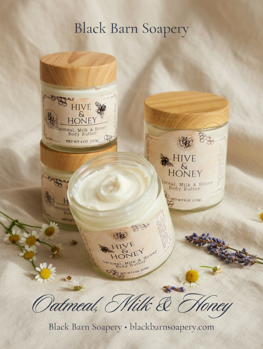 Oatmeal, Milk & Honey  Body Butter  Hive & Honey Collection