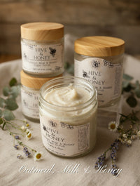 Oatmeal, Milk & Honey - Sugar Scrub Hive & Honey Collection
