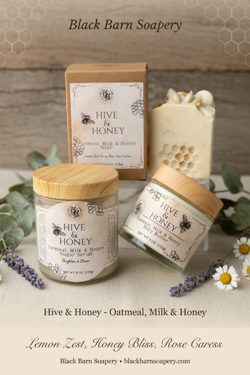 Oatmeal, Milk & Honey  Body Butter  Hive & Honey Collection