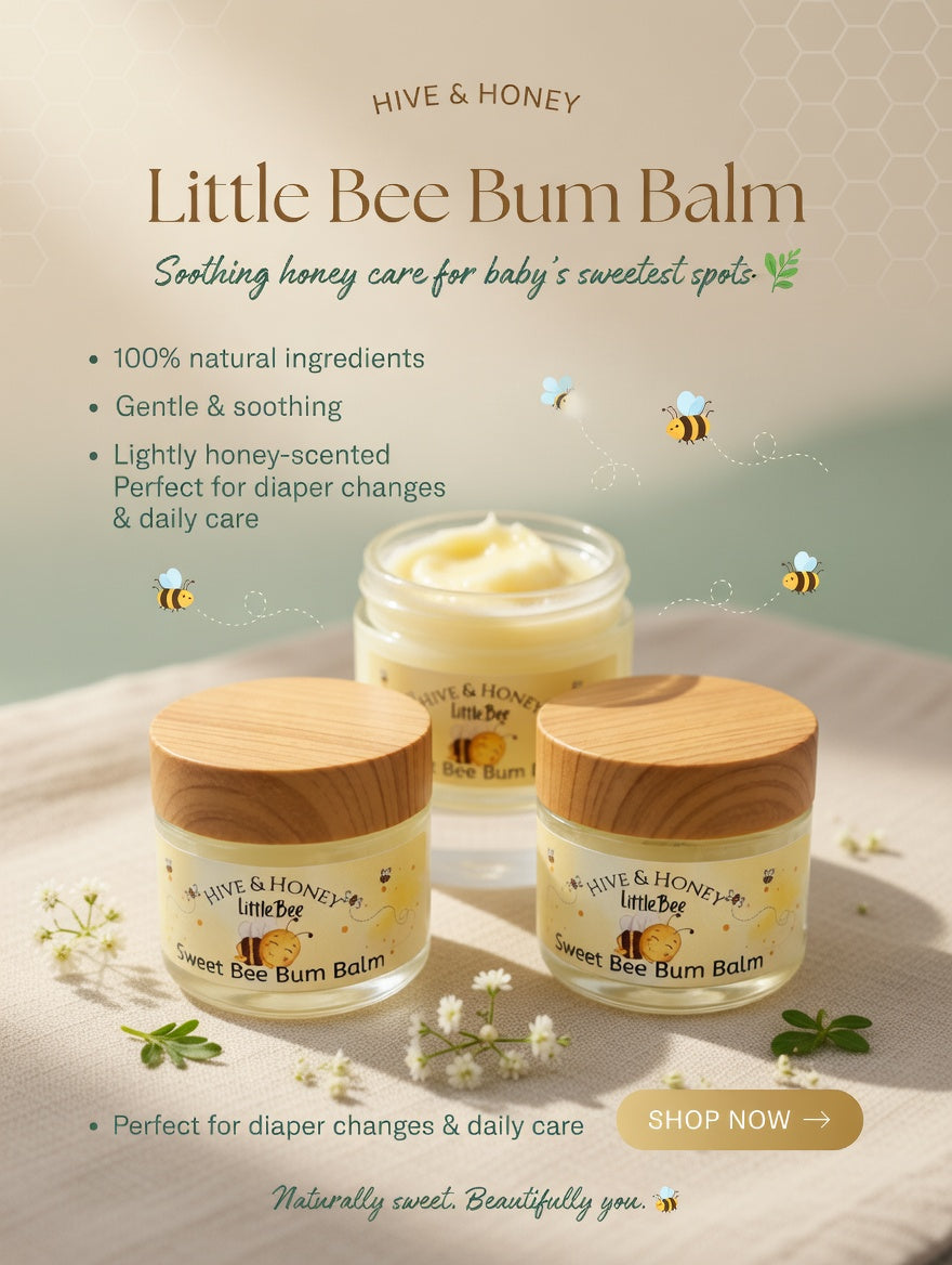 Little Bee Bum Balm - Hive & Honey