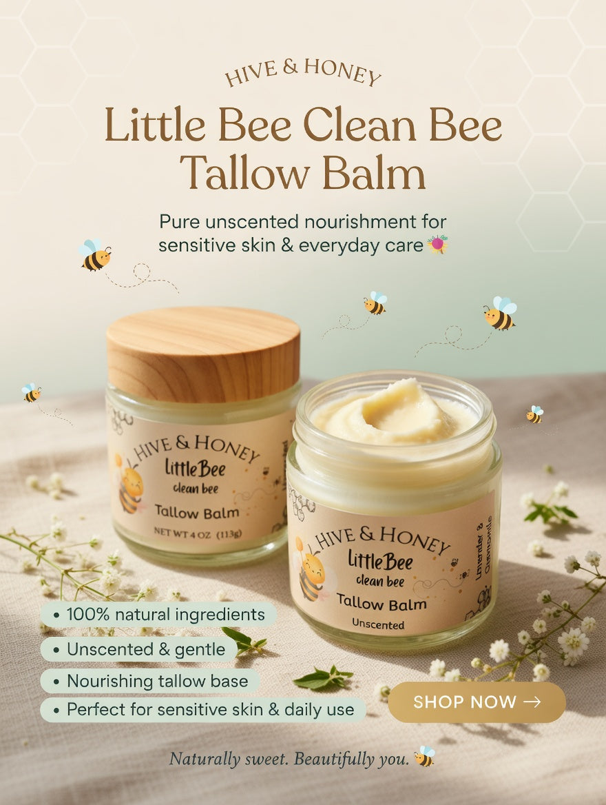 Little Bee Tallow Balm Collection - Hive & Honey