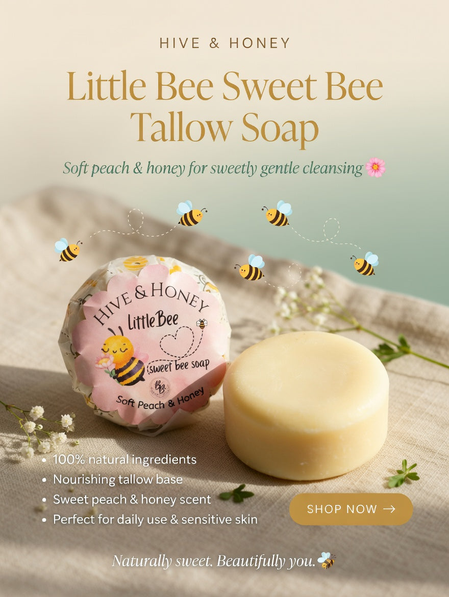 Little Bee Tallow Soaps Collection - Hive & Honey