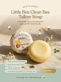 Little Bee Tallow Soaps Collection - Hive & Honey