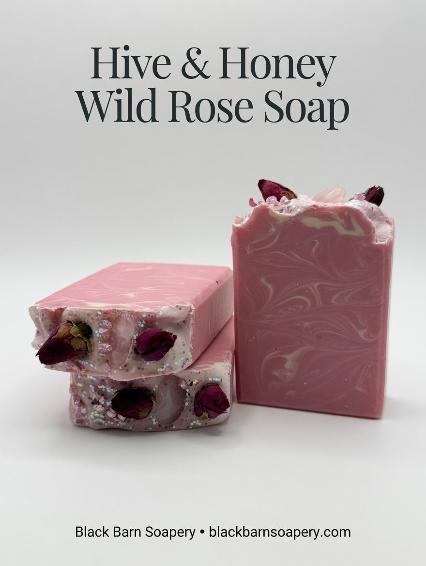 Wild Rose Soap - Hive and Honey Collection