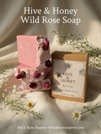 Wild Rose Soap - Hive and Honey Collection
