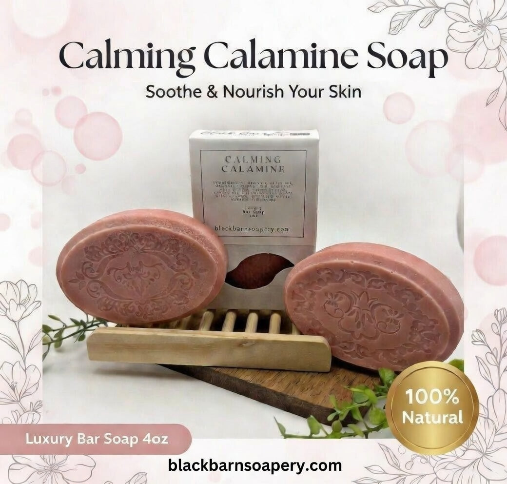 Calming Calamine  - Goats Milk Soap Bar