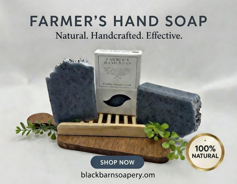 Farmer's Soap - Goats Milk Exfoliation Bar  Cleans Greasy - Dirty Hands