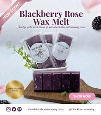 Blackberry Rose Hibiscus Tea  -  Snap Bar Wax