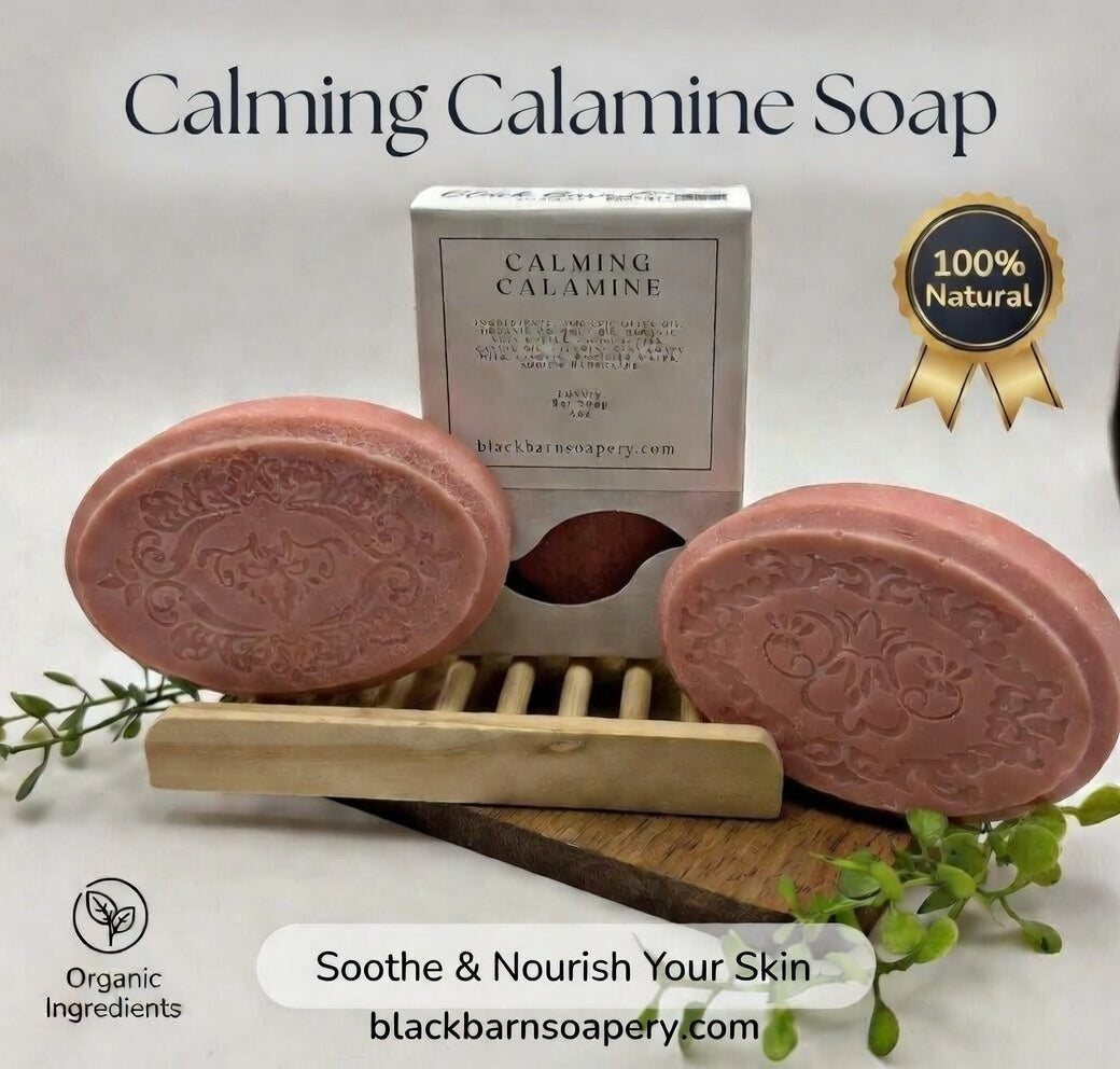 Calming Calamine  - Goats Milk Soap Bar