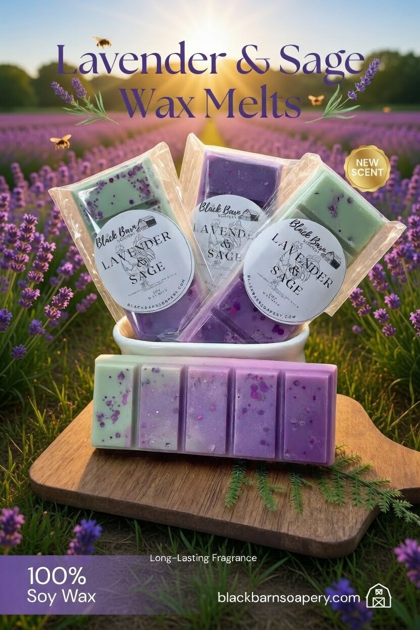 Lavender & Sage  -  Snap Bar Wax