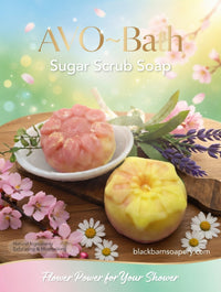 AVO~Bath - Shea Butter Sugar Scrub Soap - Handmade Artisan Soap