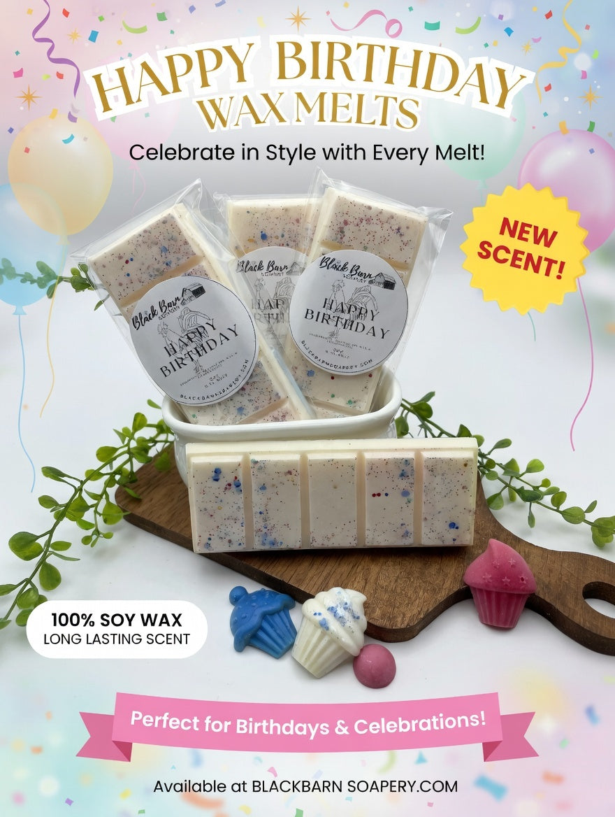 Happy Birthday   -  Snap Bar Wax Melts