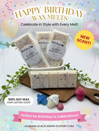 Happy Birthday   -  Snap Bar Wax Melts