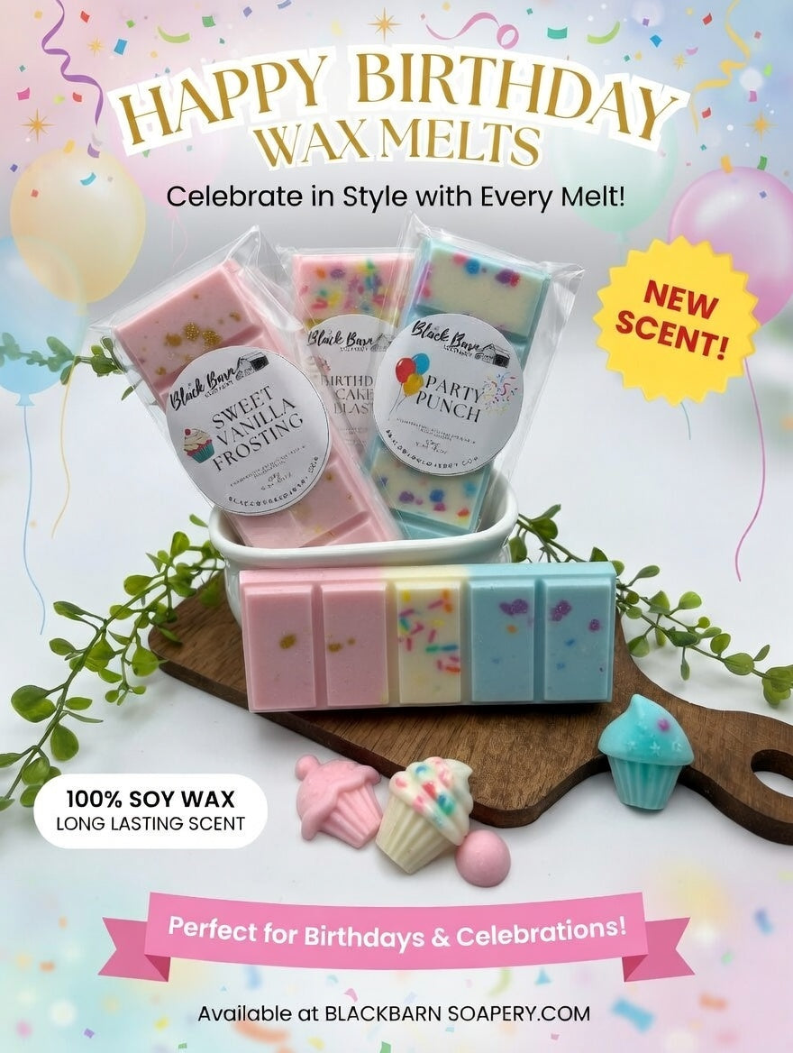Happy Birthday   -  Snap Bar Wax Melts