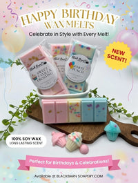 Happy Birthday   -  Snap Bar Wax Melts