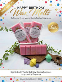 Happy Birthday   -  Snap Bar Wax Melts