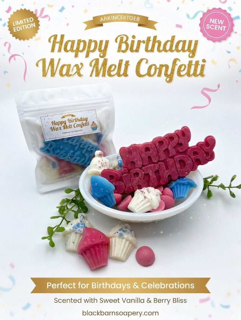 Happy Birthday   - Artisan Wax Melt Confetti