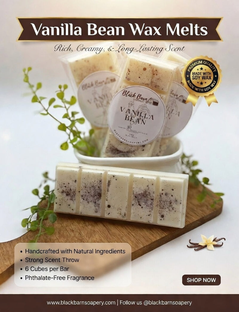 Vanilla Bean  -  Snap Bar Wax Melts