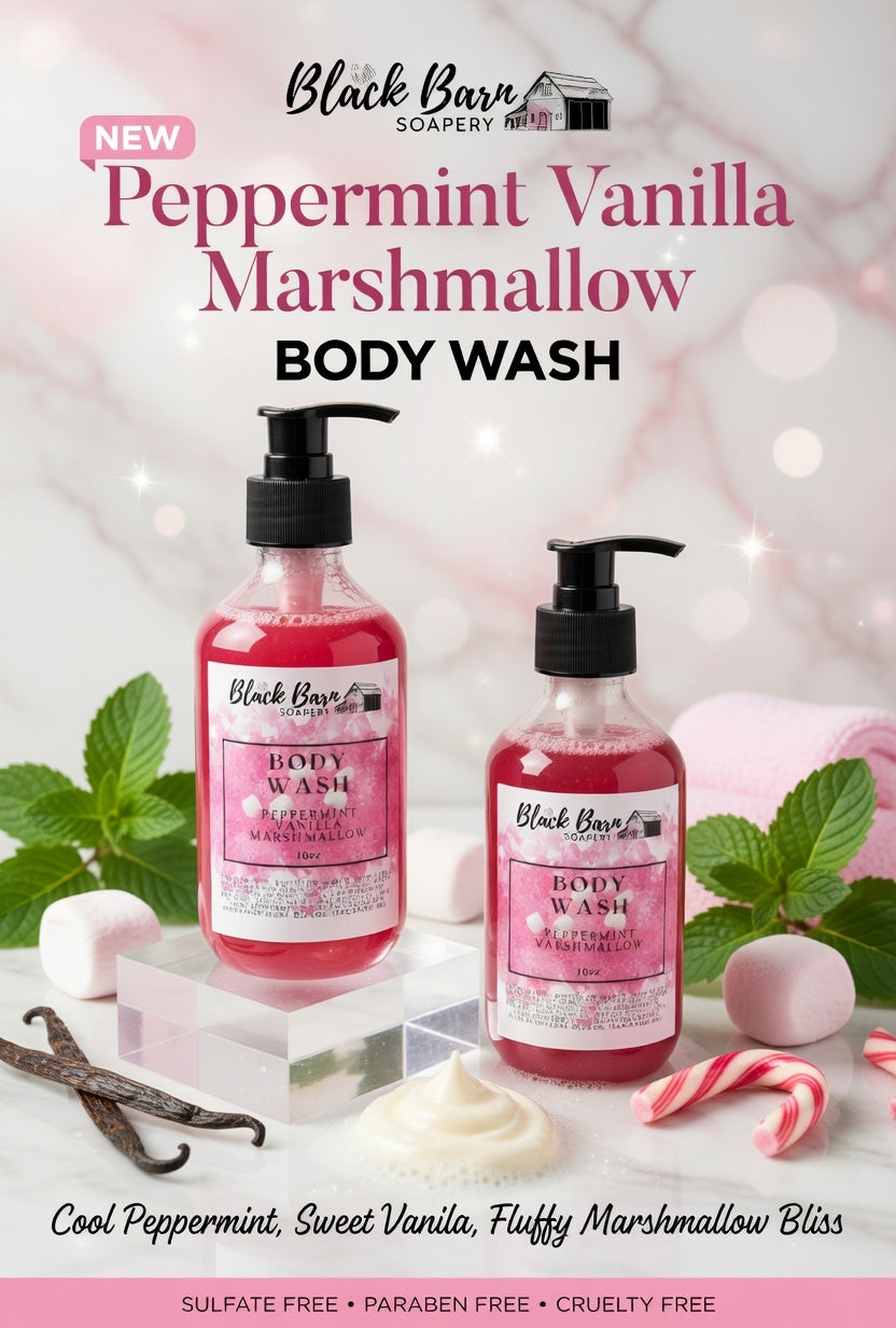 Peppermint Marshmallow Body Wash/Bubble Bath
