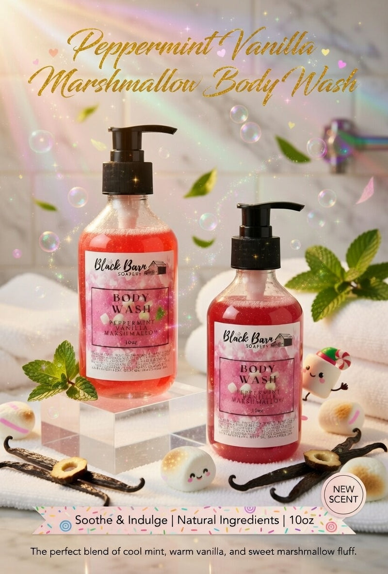 Peppermint Marshmallow Body Wash/Bubble Bath