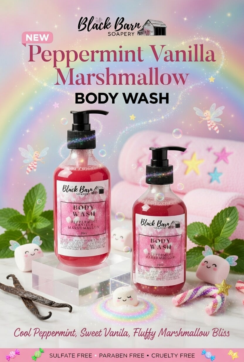 Peppermint Marshmallow Body Wash/Bubble Bath