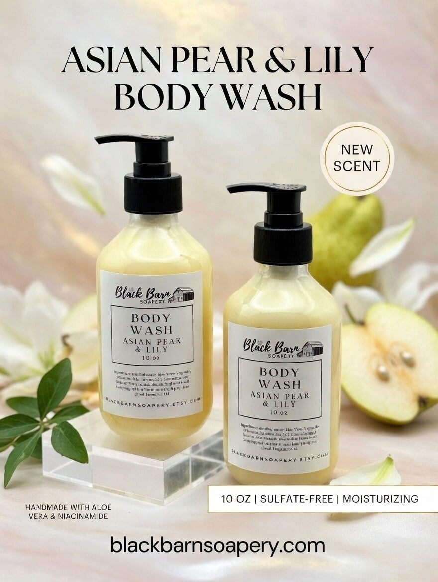 Asian Pear & Lily Body Wash / Bubble Bath