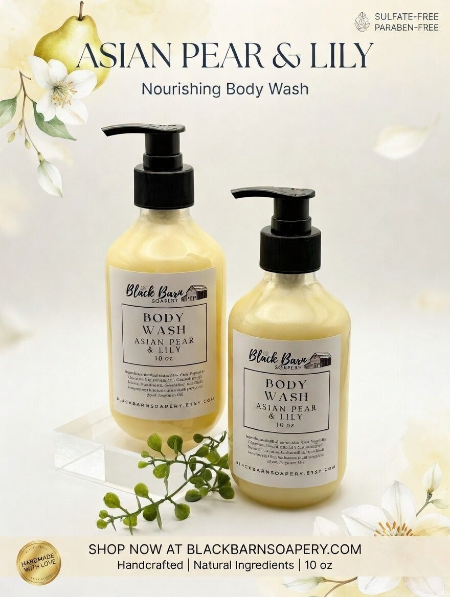 Asian Pear & Lily Body Wash / Bubble Bath