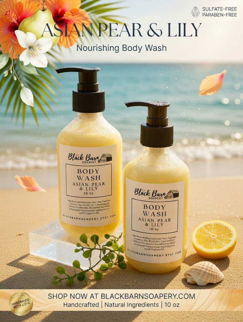 Asian Pear & Lily Body Wash / Bubble Bath