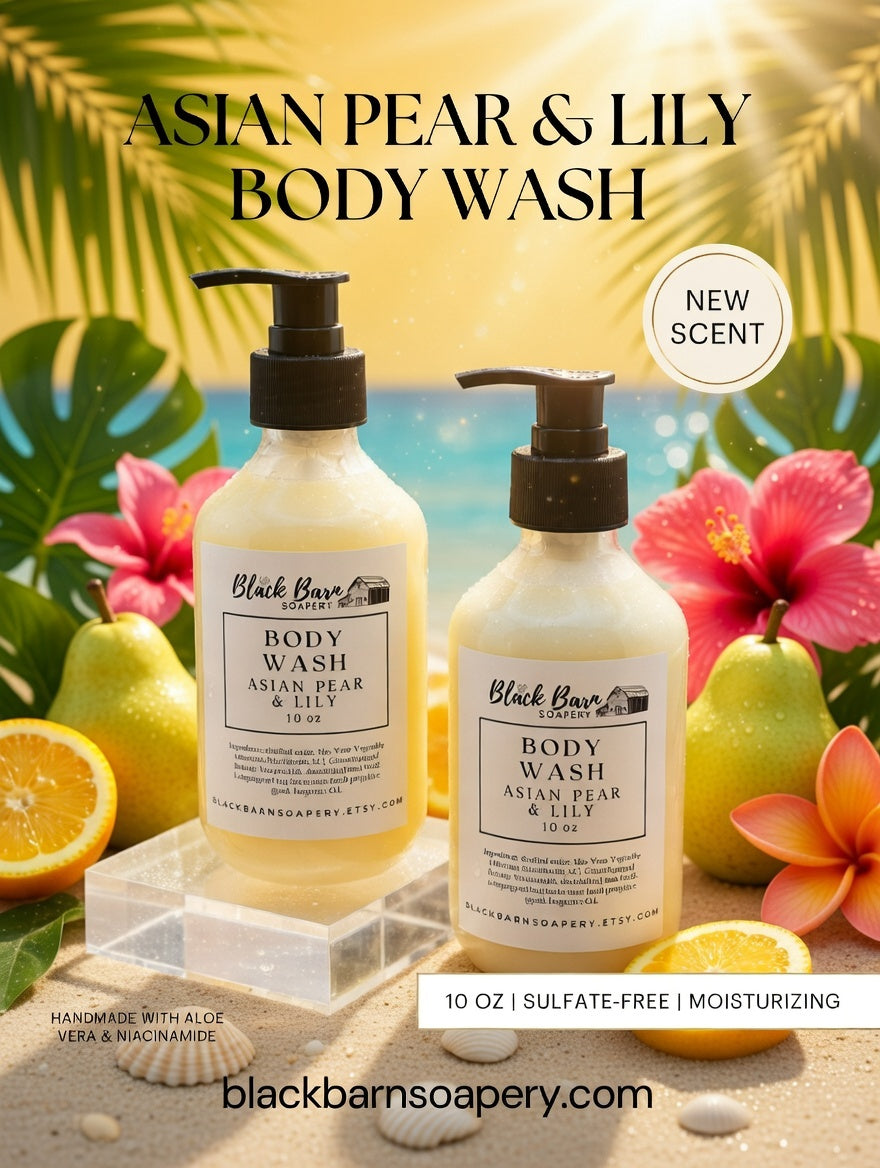 Asian Pear & Lily Body Wash / Bubble Bath