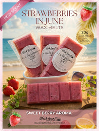 Strawberries in June -  Snap Bar Wax Melts