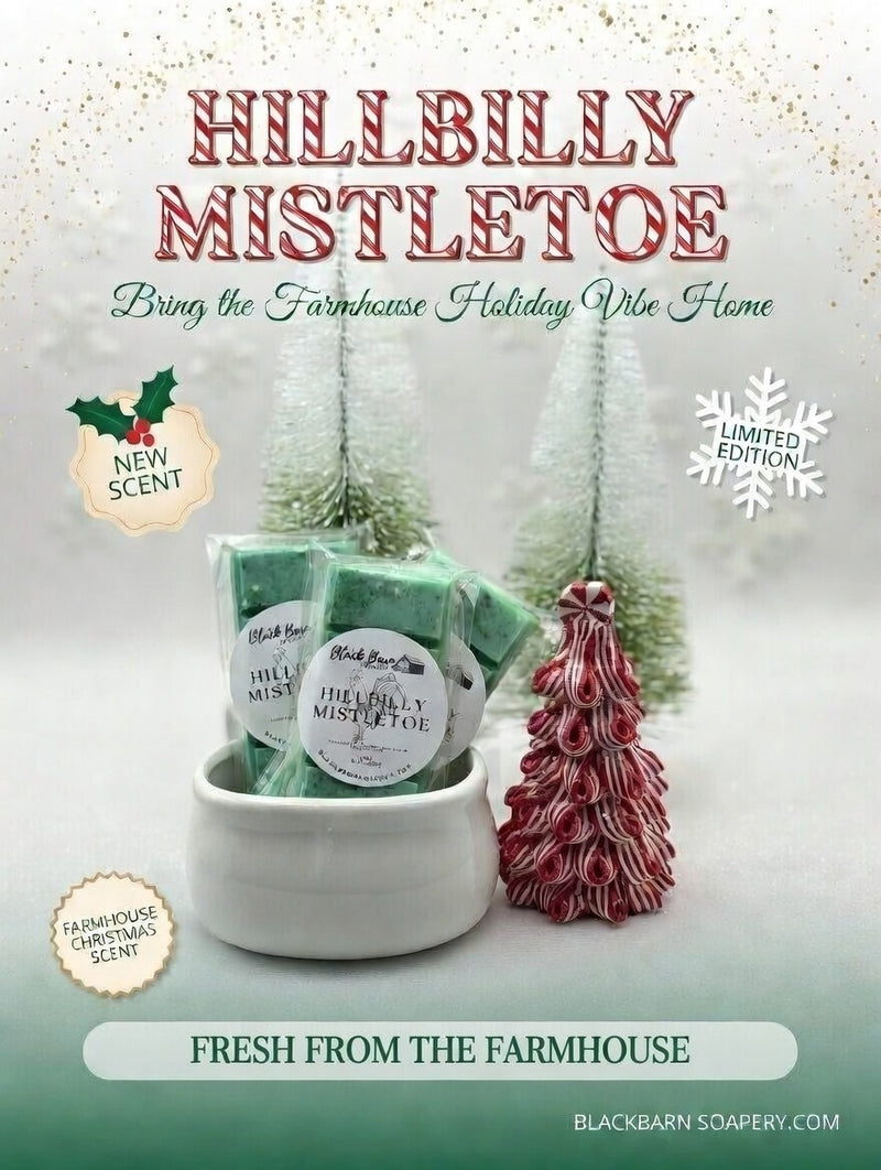 Hillbilly Mistletoe  -  Snap Bar Wax Melts