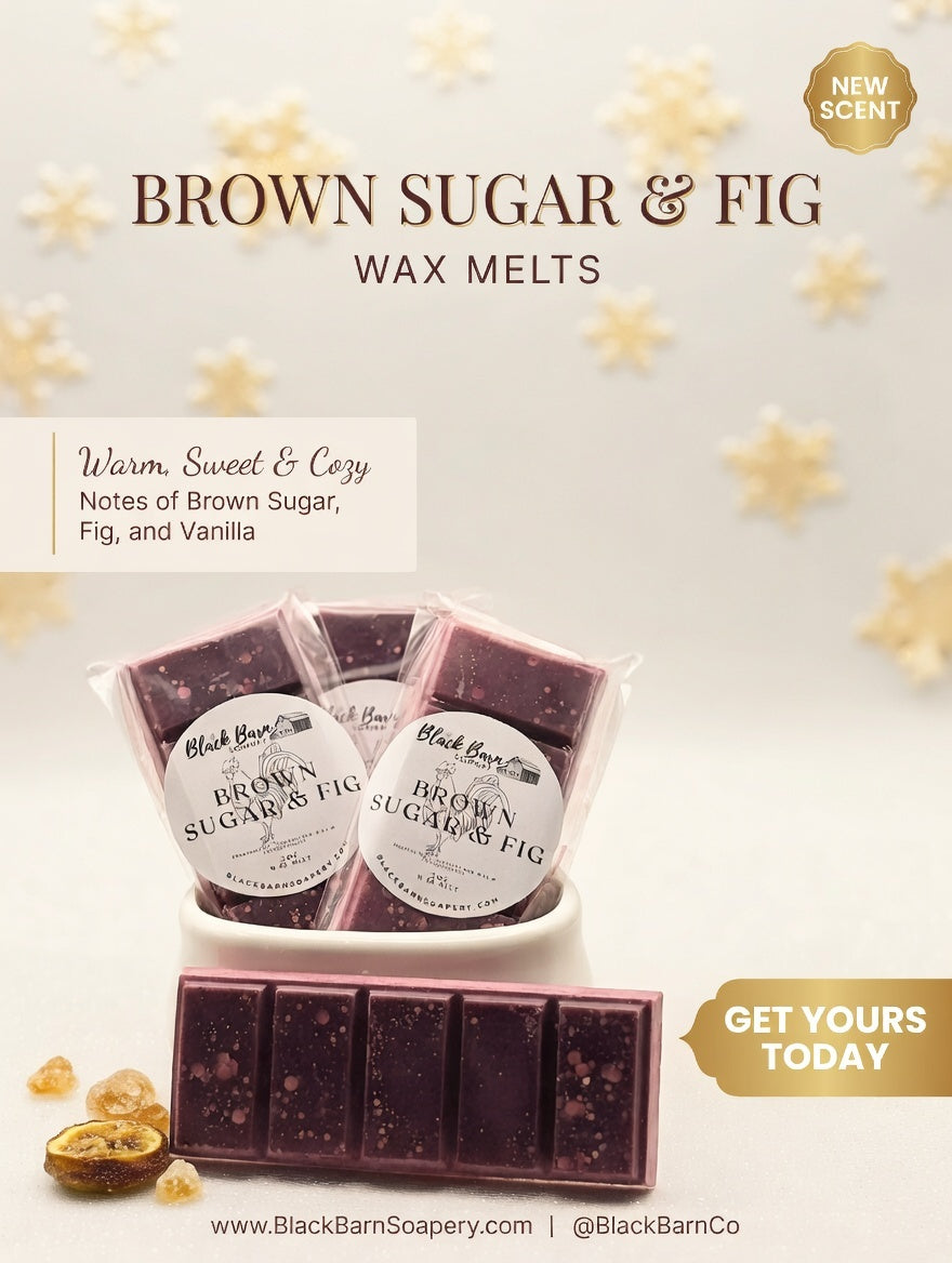 Brown Sugar & Fig  -  Snap Bar Wax Melts (BBW Type)