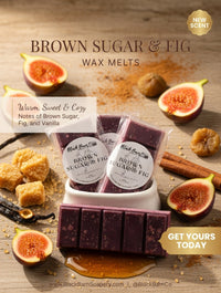 Brown Sugar & Fig  -  Snap Bar Wax Melts (BBW Type)
