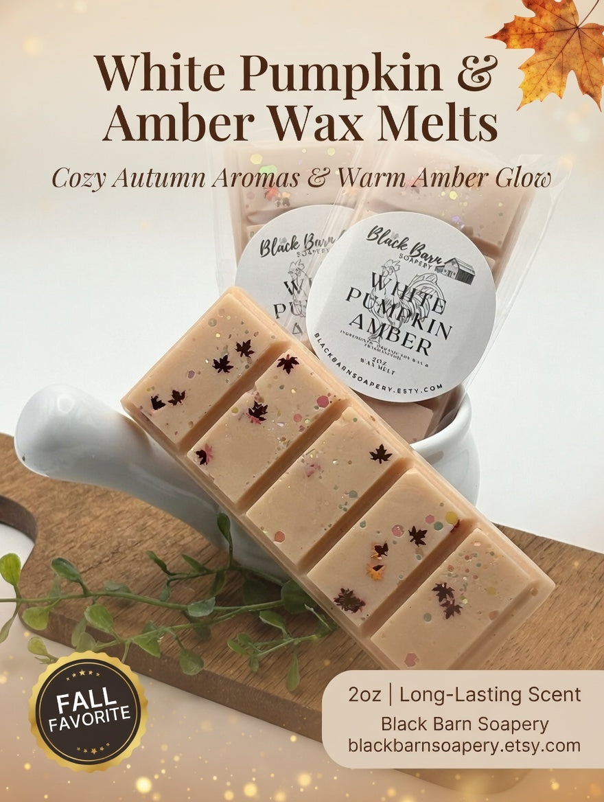 White Pumpkin Amber -  Snap Bar Wax Melts
