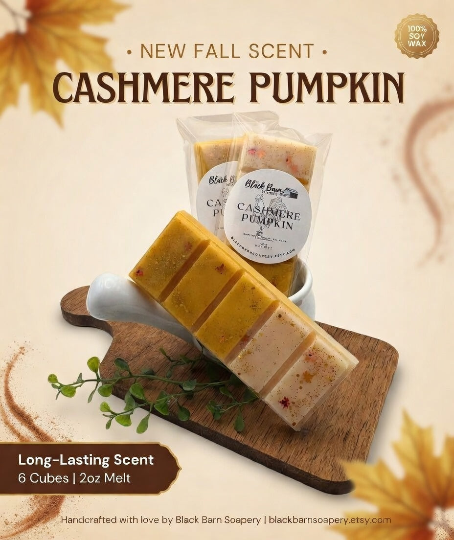 Cashmere Pumpkin -  Snap Bar Wax Melts