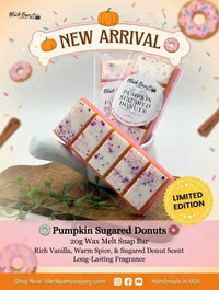 Pumpkin Sugared Donuts -  Snap Bar Wax Melts