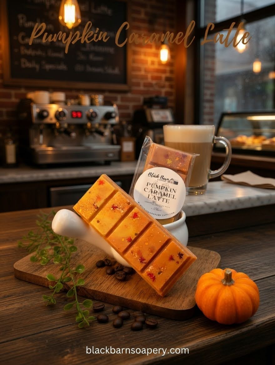 Pumpkin Caramel Latte -  BBW Type Snap Bar Wax Melts