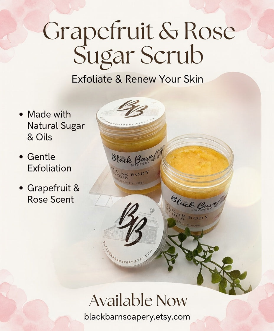 Grapefruit & Rose -  Sugar Body Scrub