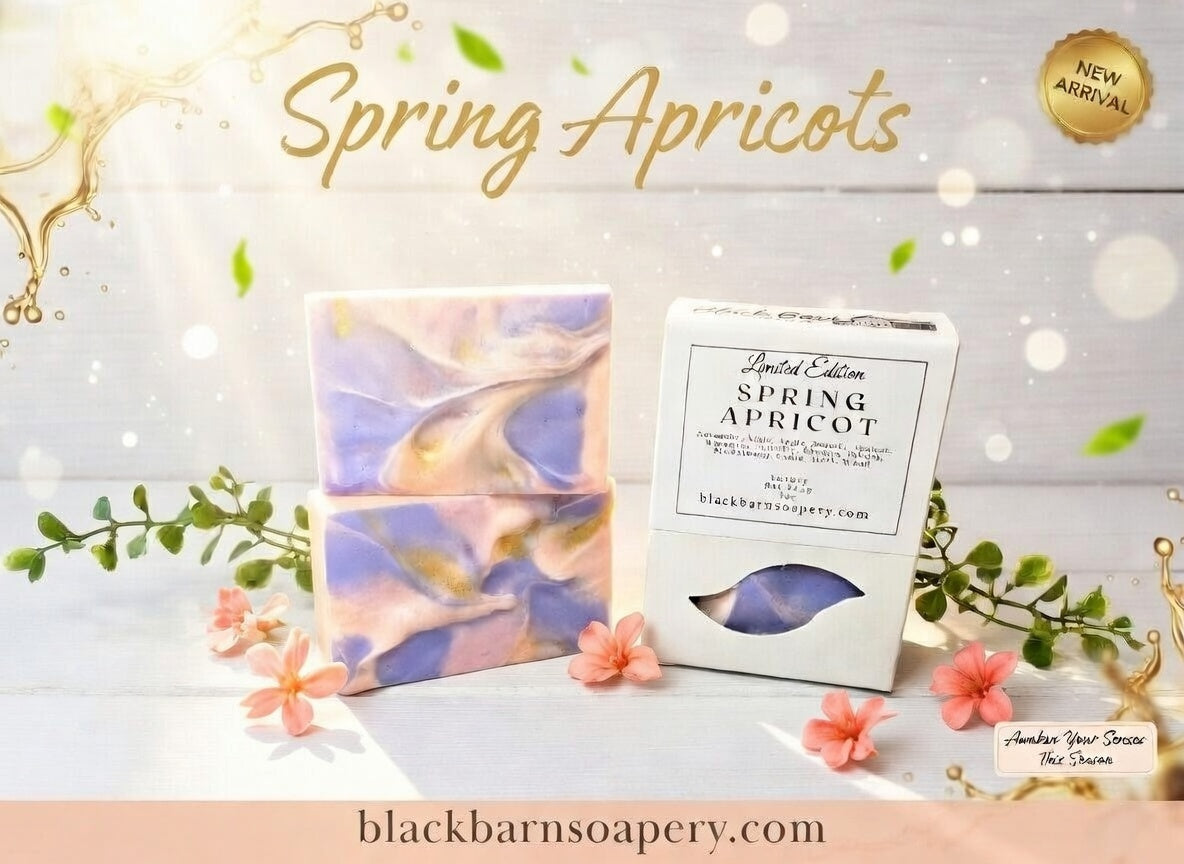 Spring Apricots- Handmade Artisan Soap